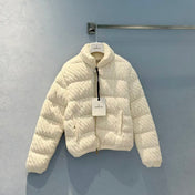 MONCLER JACKET IN WHITE WOOL
