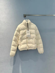 MONCLER JACKET IN WHITE WOOL