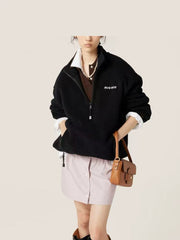 MIUMIU JACKET IN BLACK WOOL