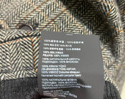 MIUMIU JACKET IN GREY PLAID WOOL