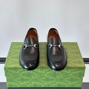 GUCCI HOREBIT LOAFERS IN BLACK CALFSKIN