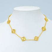VINTAGE NECKLACE 10 MOTIFS GOLD