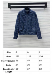 GG Blue Denim Bomber Jacket