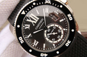 CALIBRE DIVER 42 AUTOMATIC STEEL CASE BLACK DIAL