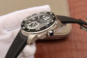 CALIBRE DIVER 42 AUTOMATIC STEEL CASE BLACK DIAL