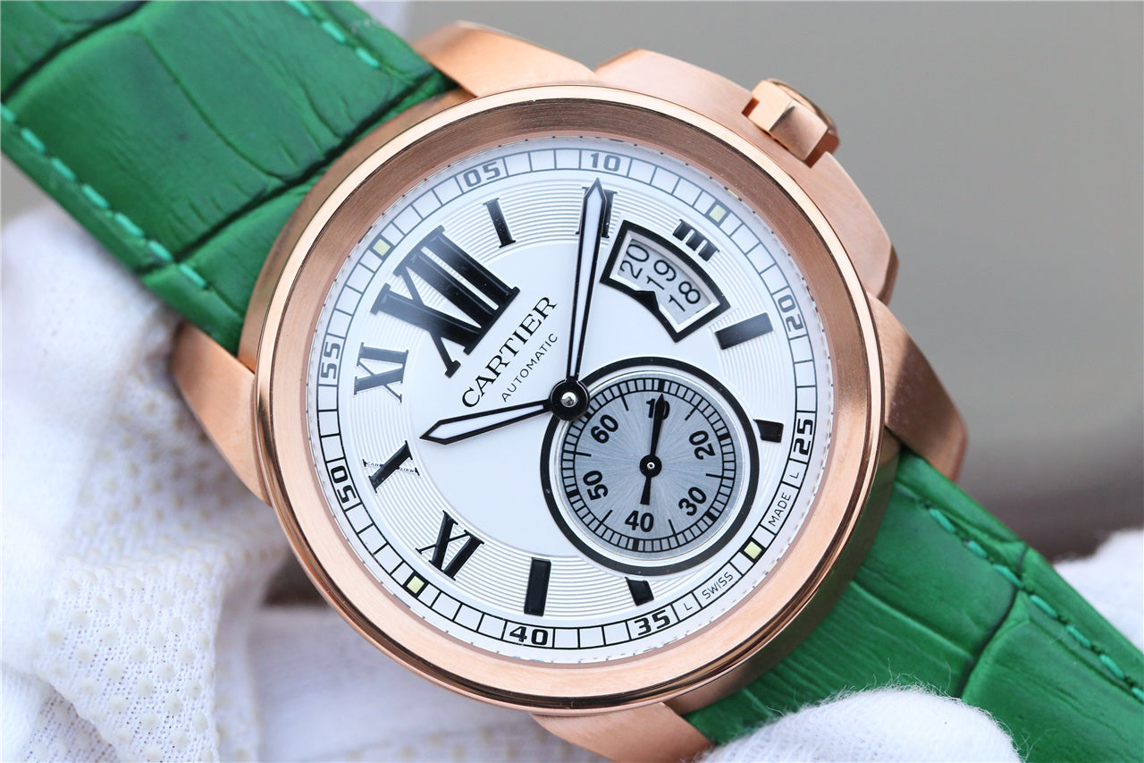 CALIBRE DIVER 42 AUTOMATIC ROSE GOLD CASE WHITE DIAL