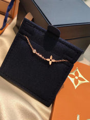 LV BLOSSOM SERIES SINGLE FLOWER DIAMOND COLLARBONE NECKLACE