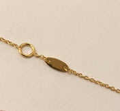 ROSE DES VENTS NECKLACE YELLOW GOLD, DIAMONDS AND MOTHER-OF-PEARL