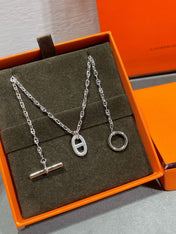 ADVANCED SEIKO HM DIAMOND PIG NOSE NECKLACE