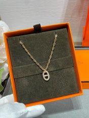 ADVANCED SEIKO HM DIAMOND PIG NOSE NECKLACE