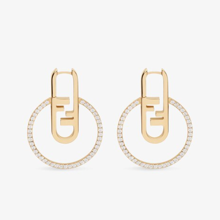 O’LOCK GOLD DIAMOND EARRINGS