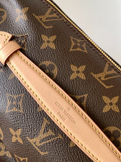 LV BUMBAG 37 IN BROWN COATED MONOGRAM CANVAS