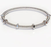 NUTS AND BOLTS SILVER BRACELET