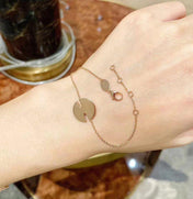 JEUX DE BRACELET MOP PINK GOLD DIAMONDS