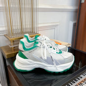 LV RUN 55 SNEAKER WHITE GREEN