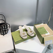 GG SANDALS HIGH-HEELED WHITE