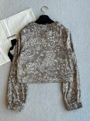 CC 25 Bowknot Suit Brown Polyester Fiber