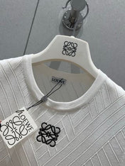 Loewe 2025 Embroidered Knitted Vest Wool