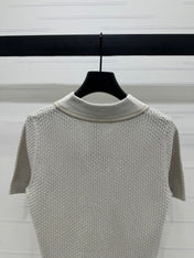 MIUMIU SHORT-SLEEVE KNIT POLO 269487