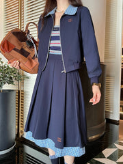 MIUMIU TOP & SKIRT SET STYLE 132