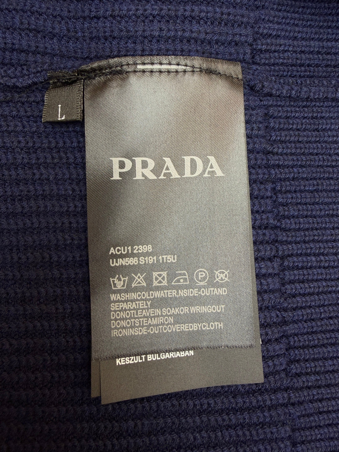 PRADA 25S POLO SWEATER 504