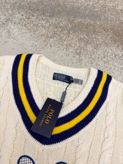 RALPH LAUREN 25S KNITTED TENNIS SWEATER 266