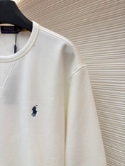 RALPH LAUREN 25S FLEECE SWEATSHIRT WITH EMBROIDERED LOGO 262