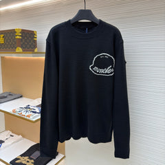 MONCLER 25S LONG-SLEEVE CREW NECK SWEATER 235
