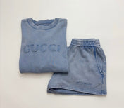 GUCCI 26S SWEATSHIRT AND SHORTS SET 188
