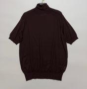 PRADA 25S SHORT-SLEEVE KNIT TURTLENECK 547