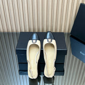 CHANEL 25S SLINGBACK SHOE 45MM IN BEIGE CALFSKIN GOLD HARDWRE