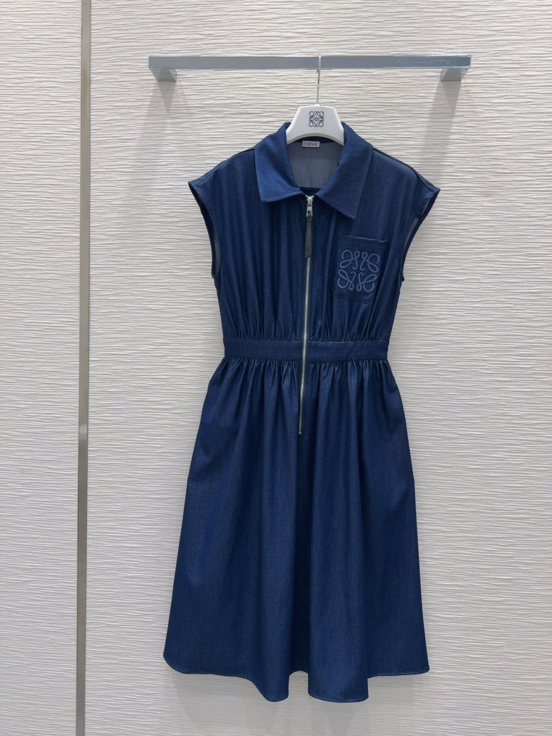 Loewe 2025 Denim Dress Blue Cotton