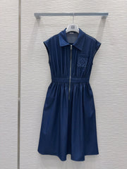 Loewe 2025 Denim Dress Blue Cotton