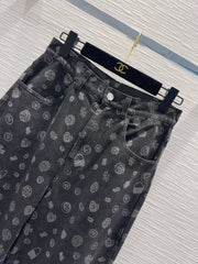 CC 25 Jeans Black Cotton