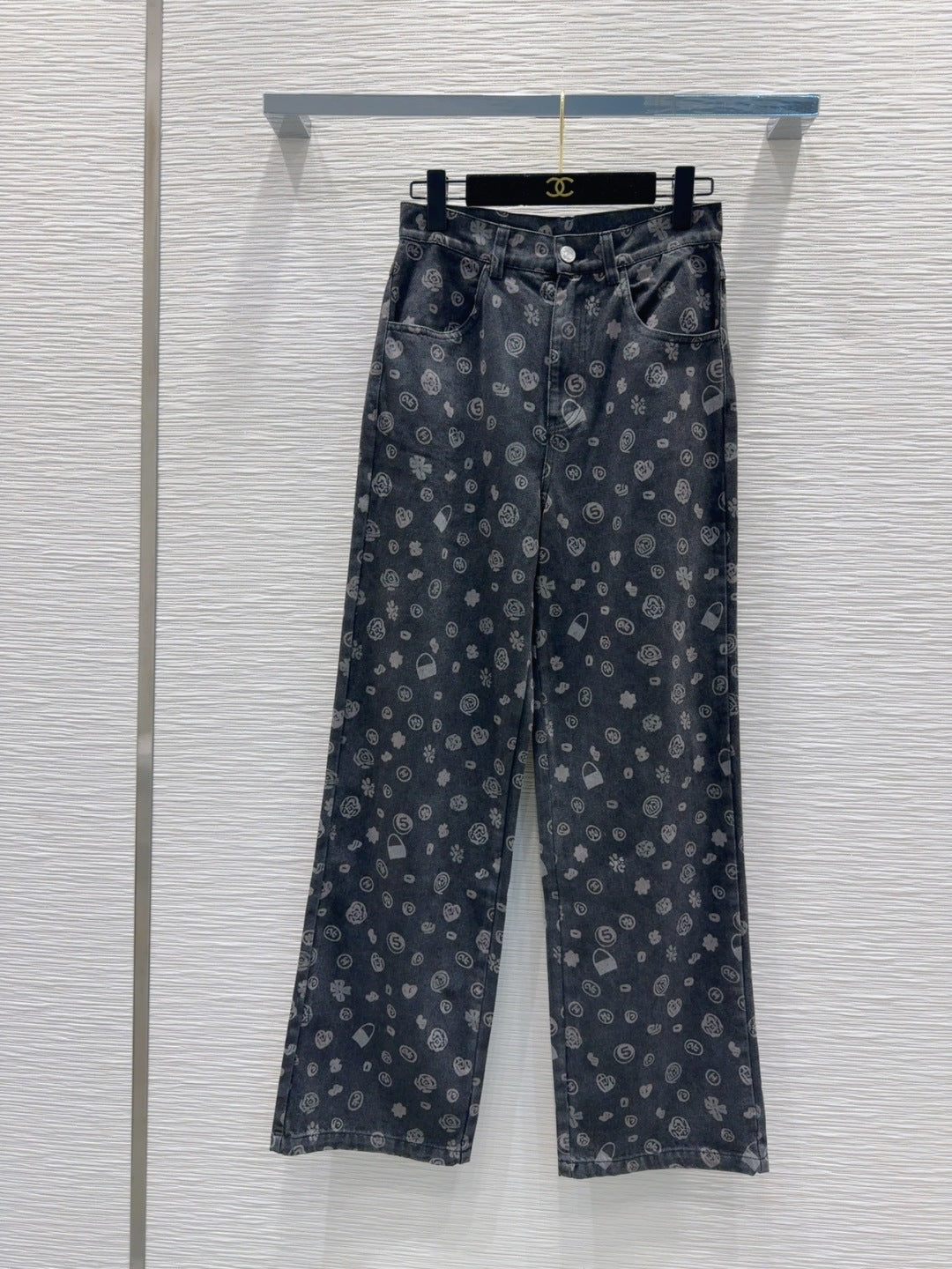 CC 25 Jeans Black Cotton