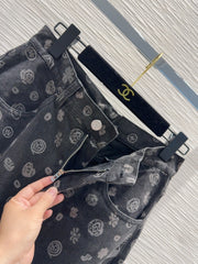 CC 25 Jeans Black Cotton