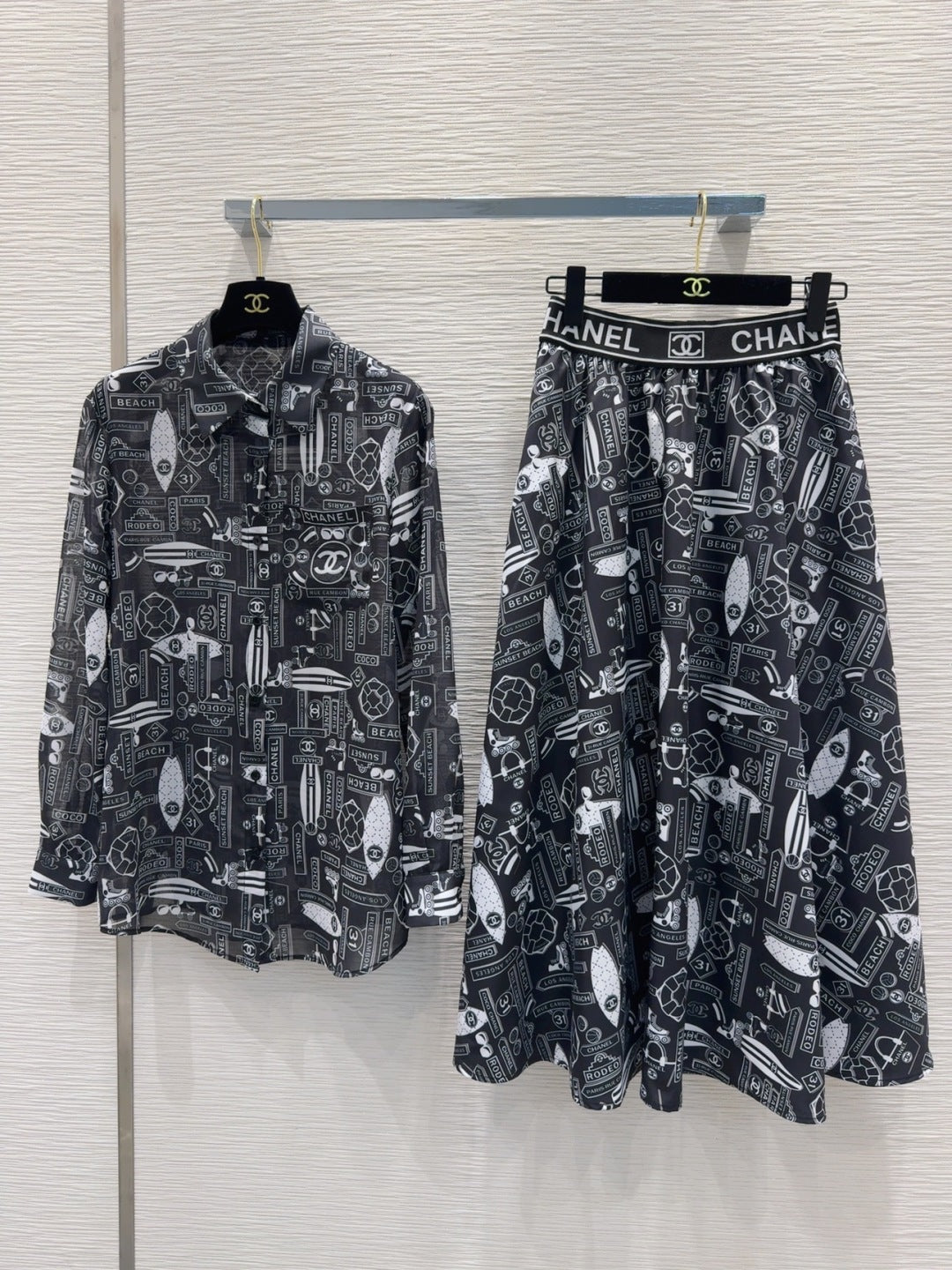 CC 25 Shirt and Long Skirt Polyester Fiber