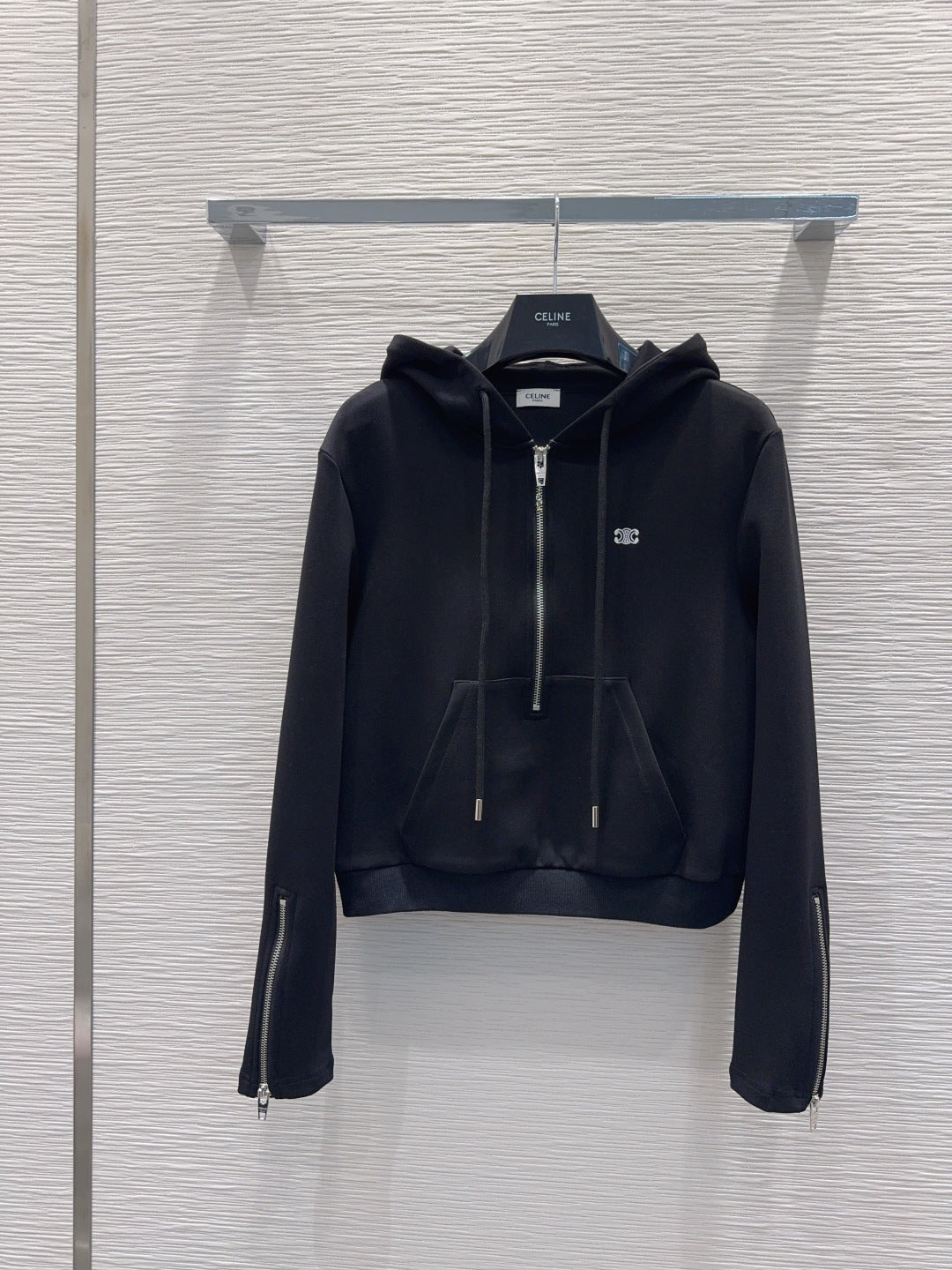 CELINE 25S WIDE-LEG PANTS HOODIE SET 0136