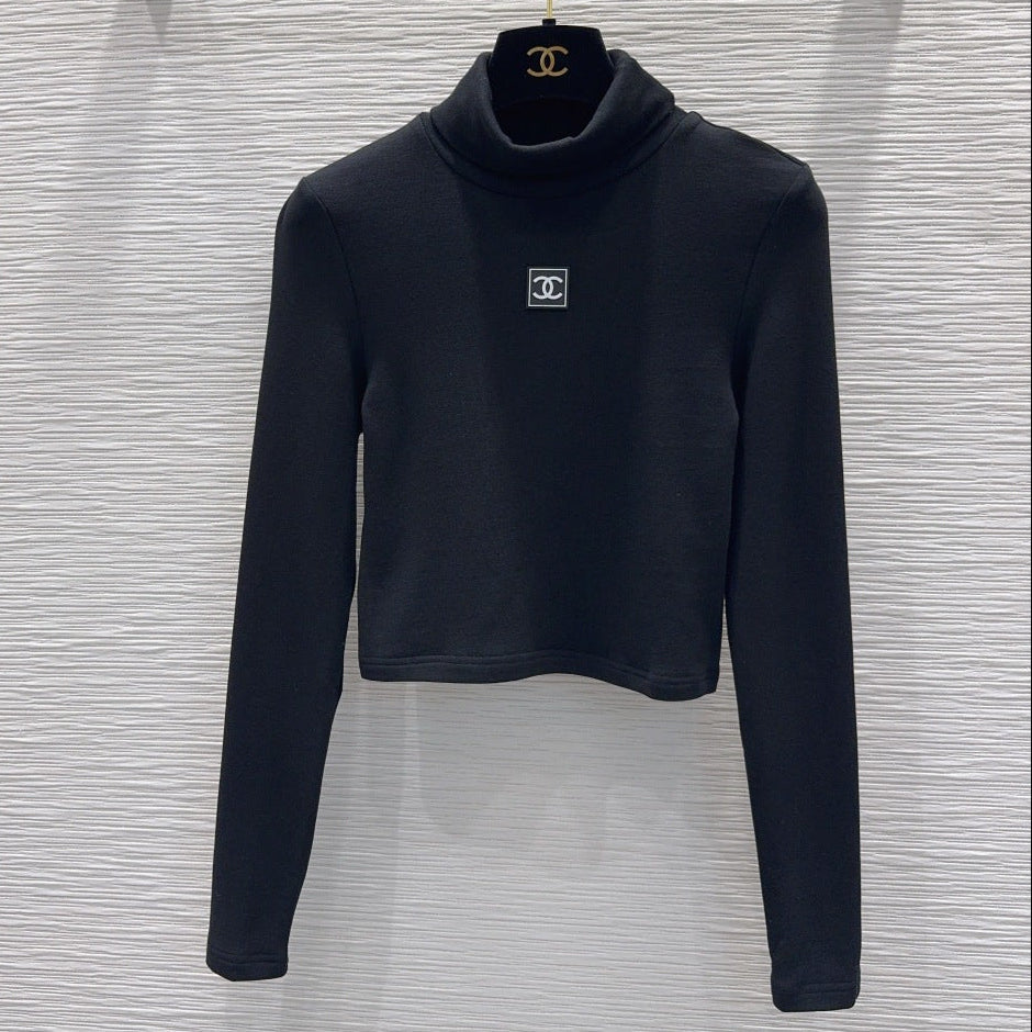 CHANEL 25S LONG-SLEEVE TURTLENECK T-SHIRT 413