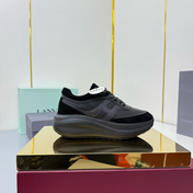 TOM FORD 26S HOGAN SNEAKERS IN BLACK CALFSKIN AND SUEDE