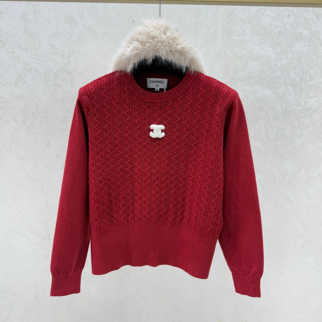 CHANEL 25S SWEATER WITH SCARF 523