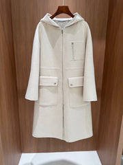HERMES 25S CASHMERE COAT 195
