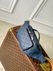 RUSH BUMBAG 30 IN DARK BLUE MONOGRAM SHADOW CALFSKIN