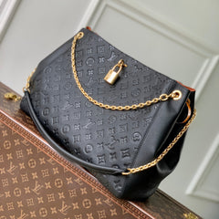 ANYTIME MM 42 IN BLACK MONOGRAM EMPREINTE CALFSKIN GOLD HARDWARE