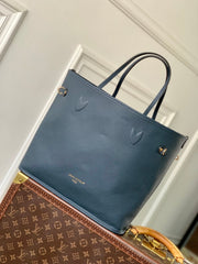 NEVERFULL BANDOULIÈRE INSIDE OUT BB 31 IN BROWN MONOGRAM CANVAS AND BLACK CALFSKIN