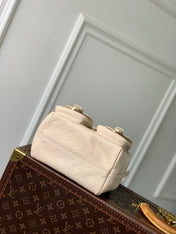 BACKUP BACKPACK 22 IN CREAM MONOGRAM EMPREINTE LEATHER