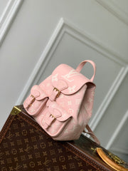 BACKUP BACKPACK 22 IN LIGHT PINK MONOGRAM EMPREINTE LEATHER