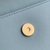 WALLET ON CHAIN BLOOM 20 IN AZUR BLUE CALFSKIN