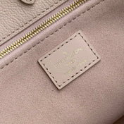 ONTHEGO MM 35 IN  BLUSH PINK MONOGRAM CALFSKIN