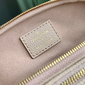 MINI BUMBAG 17 IN NUDE PINK EMBOSSED MONOGRAM EMPREINTE CALFSKIN